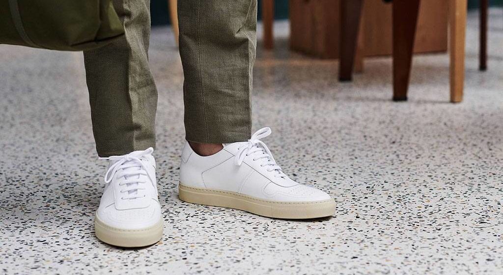 what to clean white sneakers with