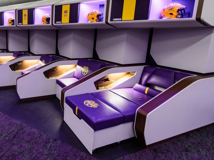 LSU Players Get Their Own Sleeping Space In Revamped Locker Room