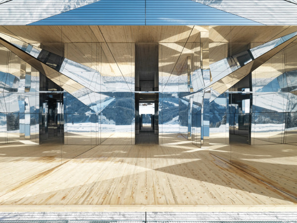Doug Aitken Has Built A &#8216;Mirage House&#8217; Covered In Mirrors In The Swiss Alps