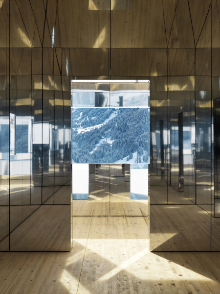 Doug Aitken Has Built A &#8216;Mirage House&#8217; Covered In Mirrors In The Swiss Alps