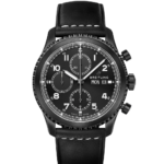 A clock on the side of a watch
