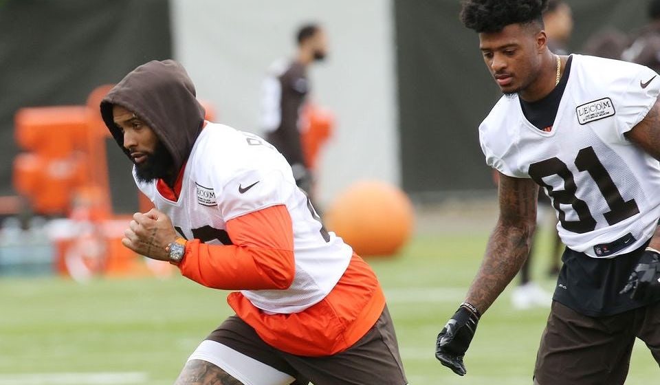 OBJ Wore A Richard Mille RM 11-03 McLaren During Training With The Cleveland Browns