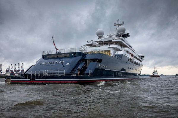 Paul Allen’s 126m Lürssen Superyacht ‘Octopus’ Up For Sale