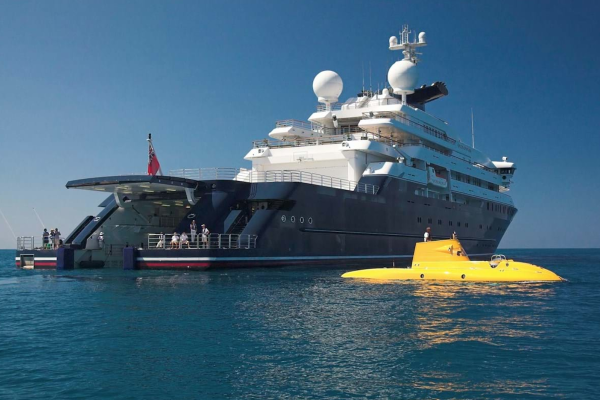 Paul Allen’s 126m Lürssen Superyacht ‘Octopus’ Up For Sale