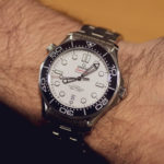A close up of a watch