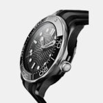 A clock in the middle of a watch
