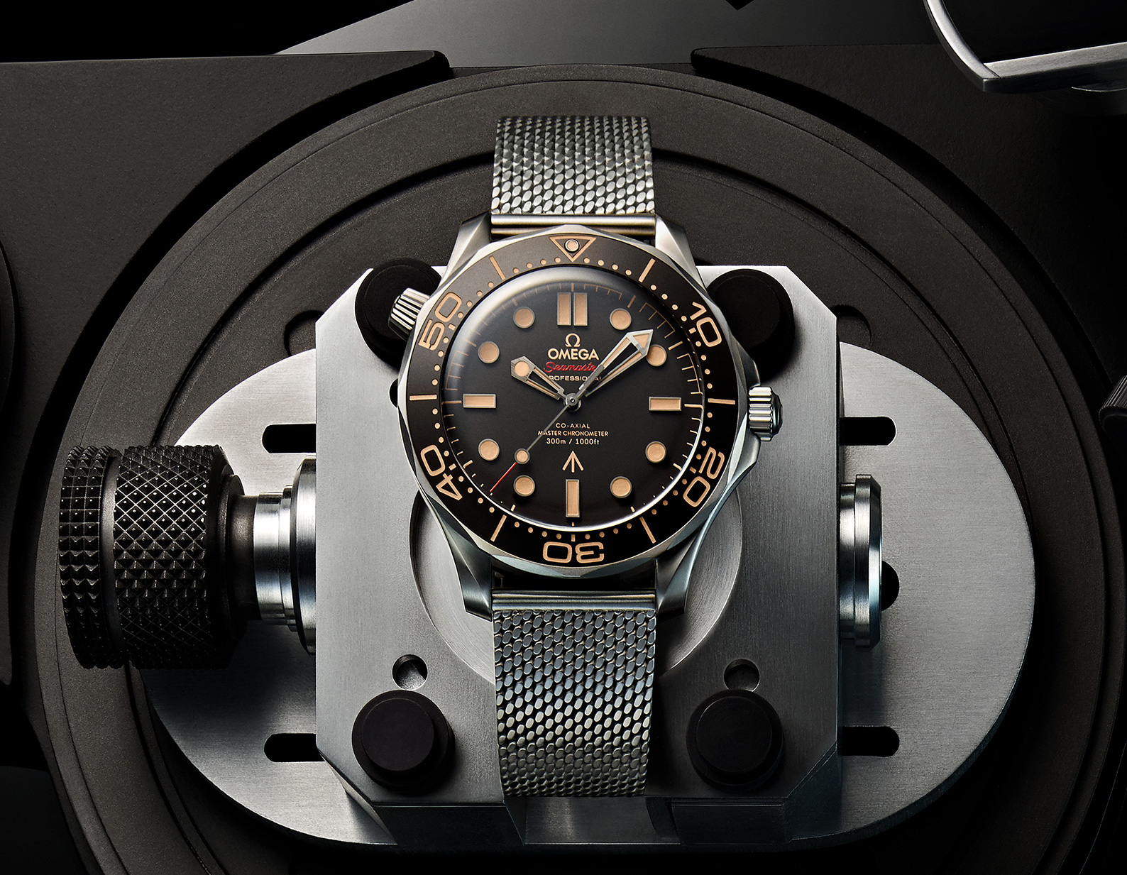 omega titanium watch