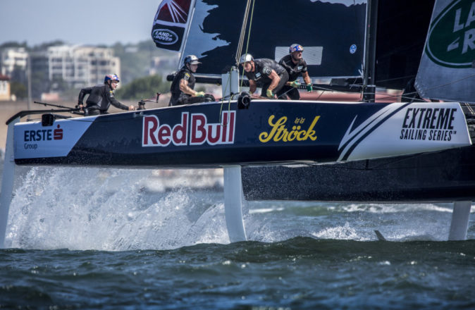In The Water With The Red Bull Extreme Sailing Team