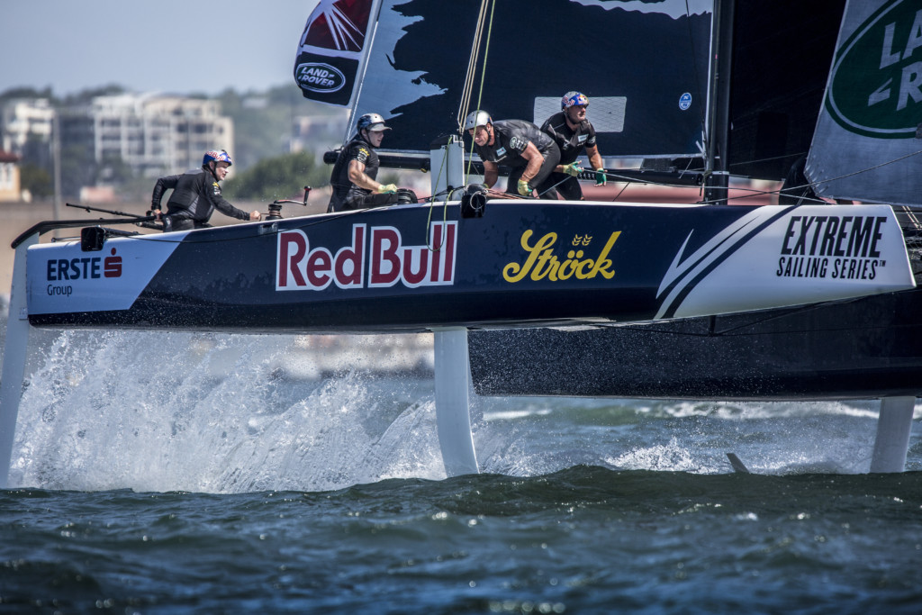 In The Water With The Red Bull Extreme Sailing Team
