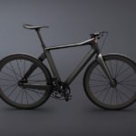 A close up of a bicycle