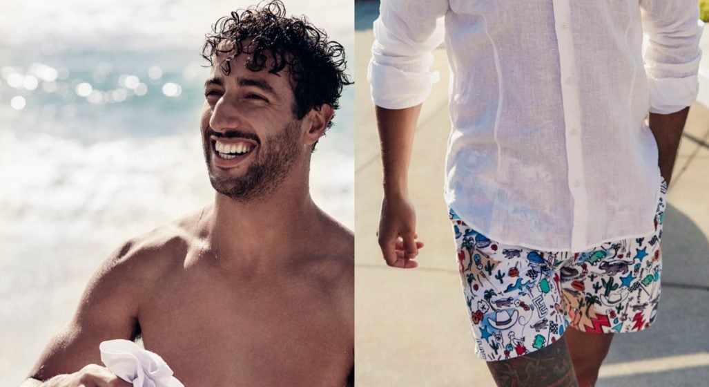 Daniel Ricciardo Launches Luxury Swimwear Collab With Orlebar Brown