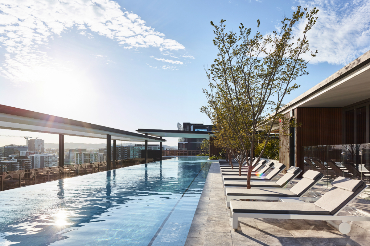 airbnb with a swimming pool