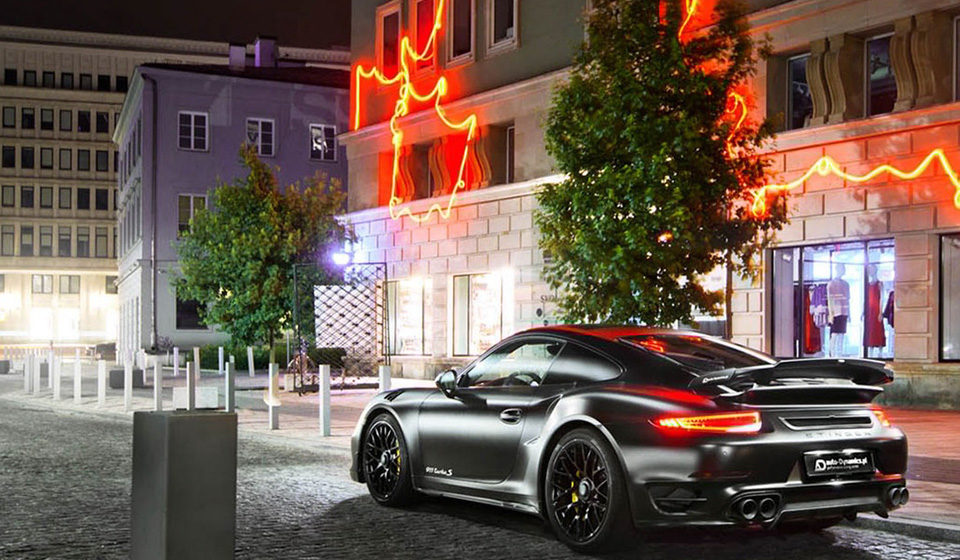 This Murdered Out 911 Turbo S Has Been Dubbed Porsche&#8217;s &#8216;Dark Knight&#8217;