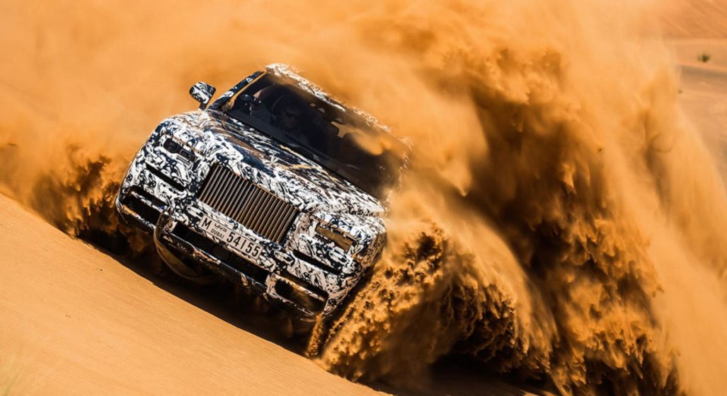 Rolls-Royce&#8217;s Debut SUV Just Went On A Dune Bashing Frenzy In The Desert