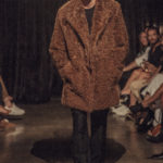 A person wearing a costume