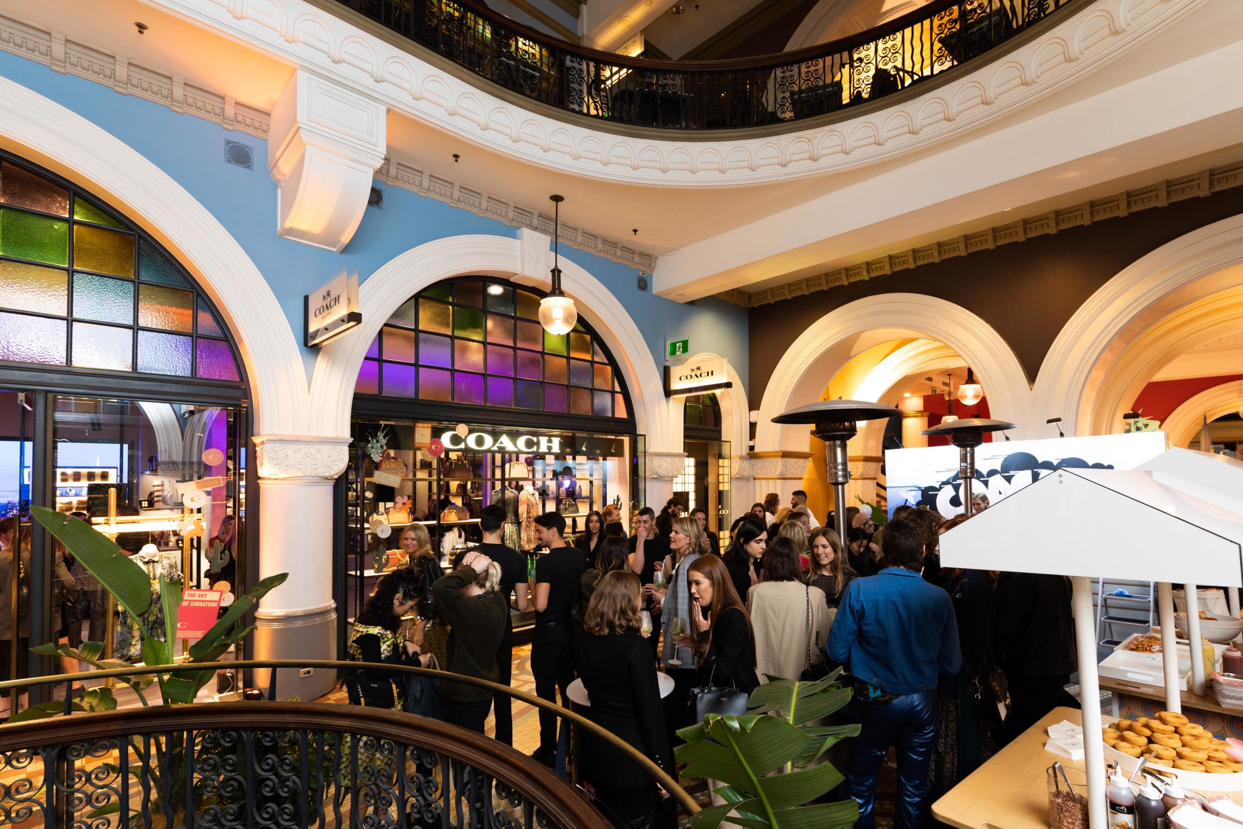 Coach Celebrates 10th Aussie Anniversary With QVB Store Block Party