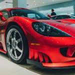 A car on display