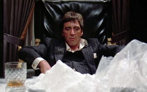 A man sitting on a table