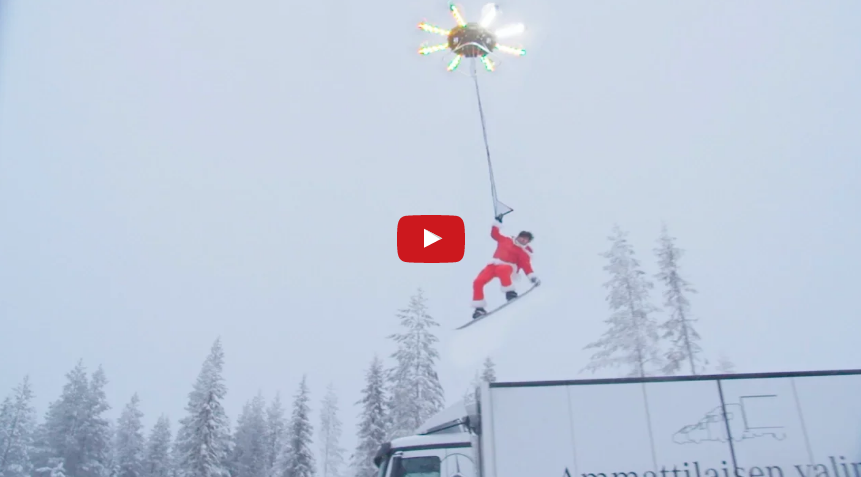 Watch Santa (Casey Neistat) And The Human Flying Drone