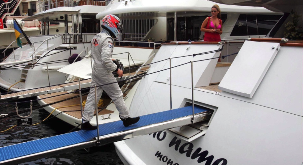 F1 Kimi Raikonnen Monaco Yacht