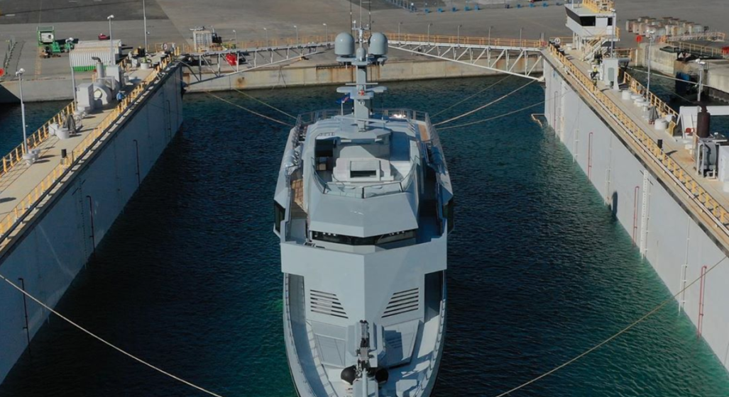 Australian Superyacht Builder Launches 85m Warship-Like Explorer Yacht &#8216;Bold&#8217;