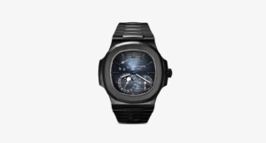 A clock in the middle of a watch