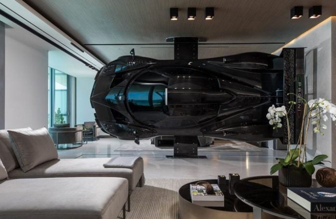 Miami Condo Owner Mounts $2 Million Pagani Zonda As Room Divider
