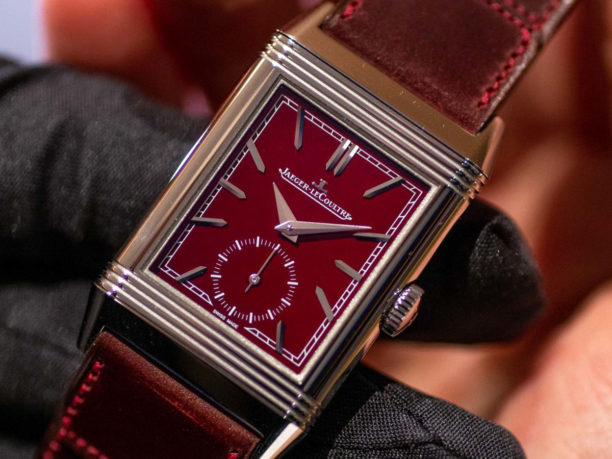 jaeger lecoultre reverso burgundy