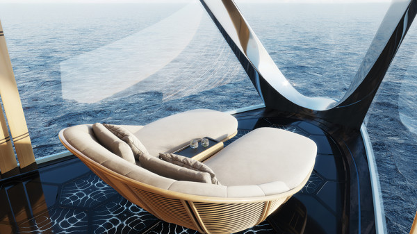 Sinot&#8217;s &#8216;AQUA&#8217; Hydrogen-Powered Superyacht Is A Gorgeous Radical Concept