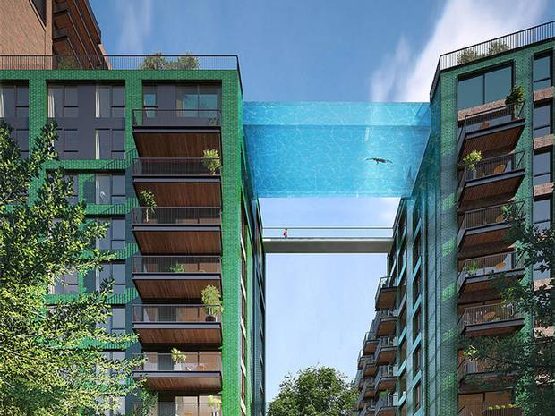 Swimming Through The Air: London’s First Sky Pool