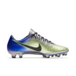 A pair of blue shoes