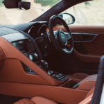 A side view mirror of a car