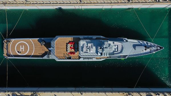 Australian Superyacht Builder Launches 85m Warship-Like Explorer Yacht ‘Bold’