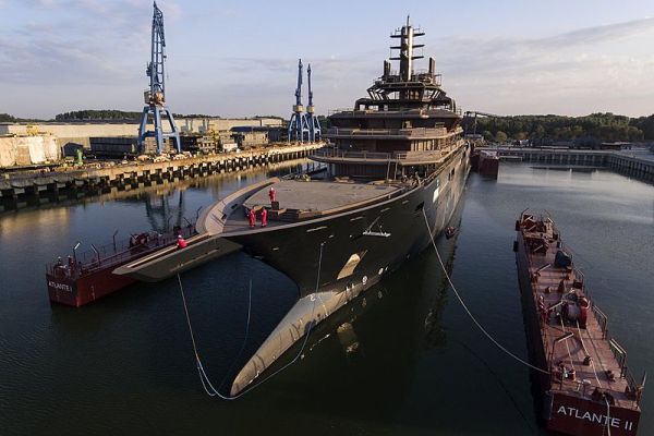The World’s Largest Yacht Takes To The Water