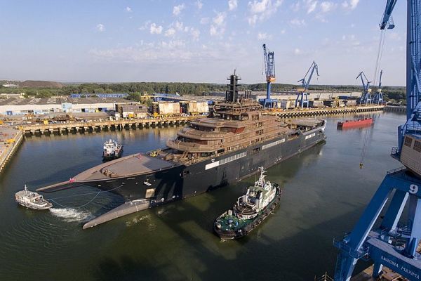 The World’s Largest Yacht Takes To The Water