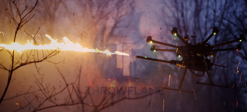 You Can Now Buy A Friendly Neighbourhood Drone With Fire-Spitting Flamethrowers