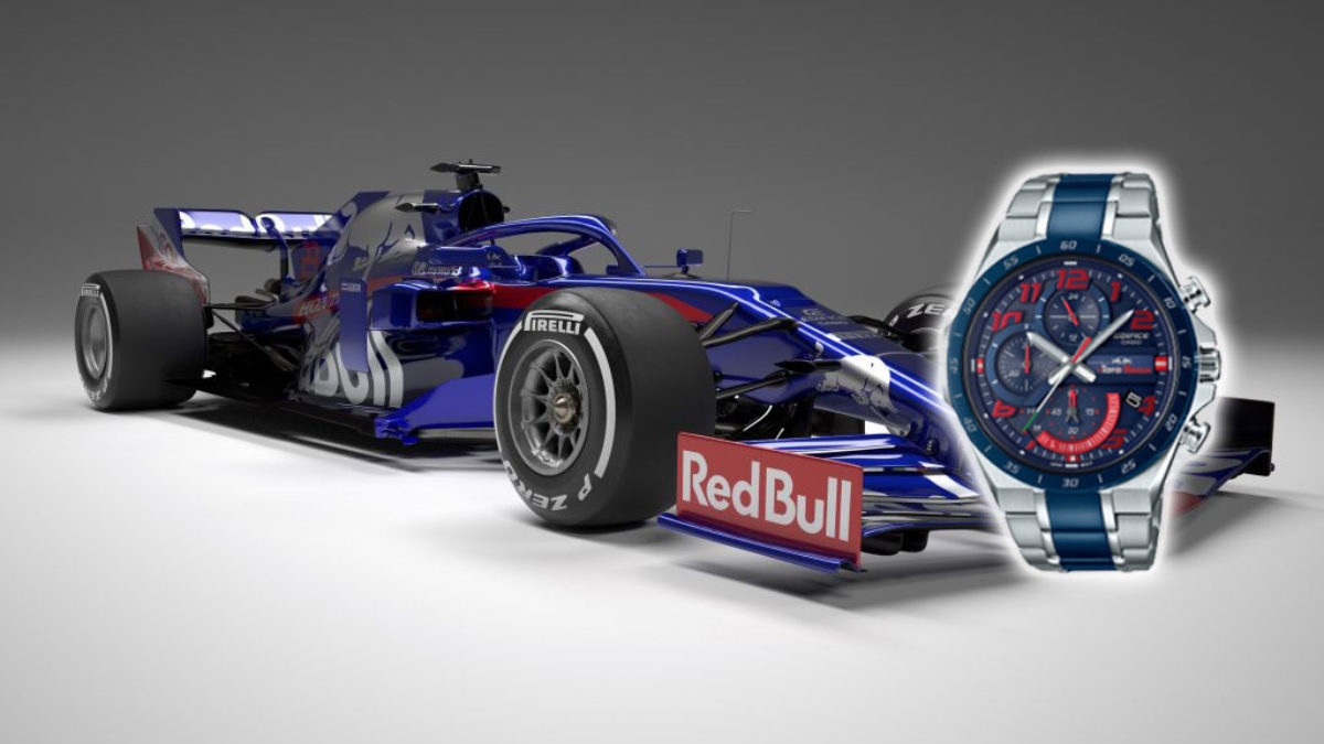 時計 Scuderia Toro Rosso Limited Edition 2018 Casio Edifice x SCUDERIA TORO ROSSO 2018 Limited Men's Watch