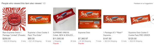 A Packet Of Supreme Oreos Is Currently Selling For $140,000 On eBay