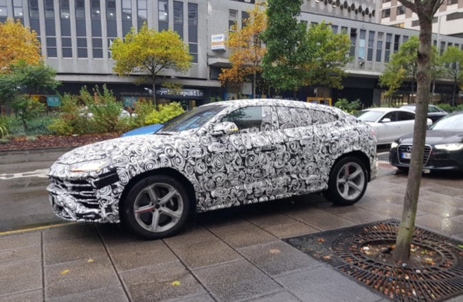 New Lamborghini Urus Spotted Testing On The Road In The UK