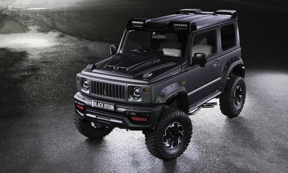 The Suzuki Jimny Cops A Black Bison Edition Body Kit