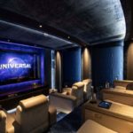A flat screen tv sitting in a room