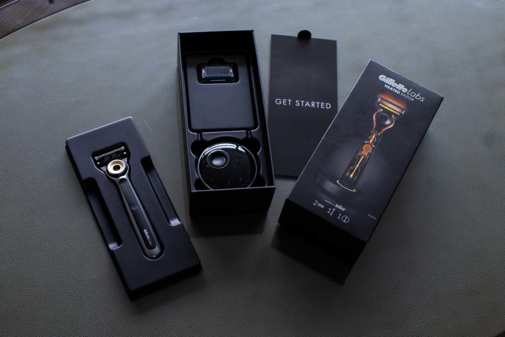 Gillette Heated Razor Box