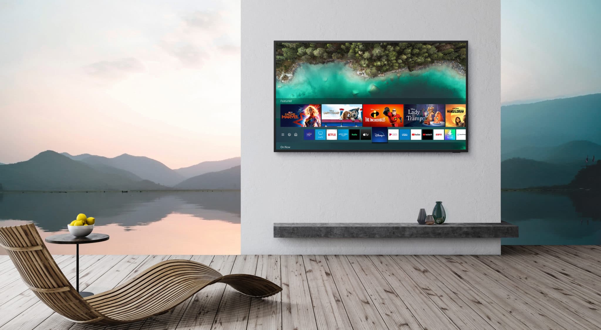The Samsung Terrace Outdoor TV Is A Certified Gamechanger