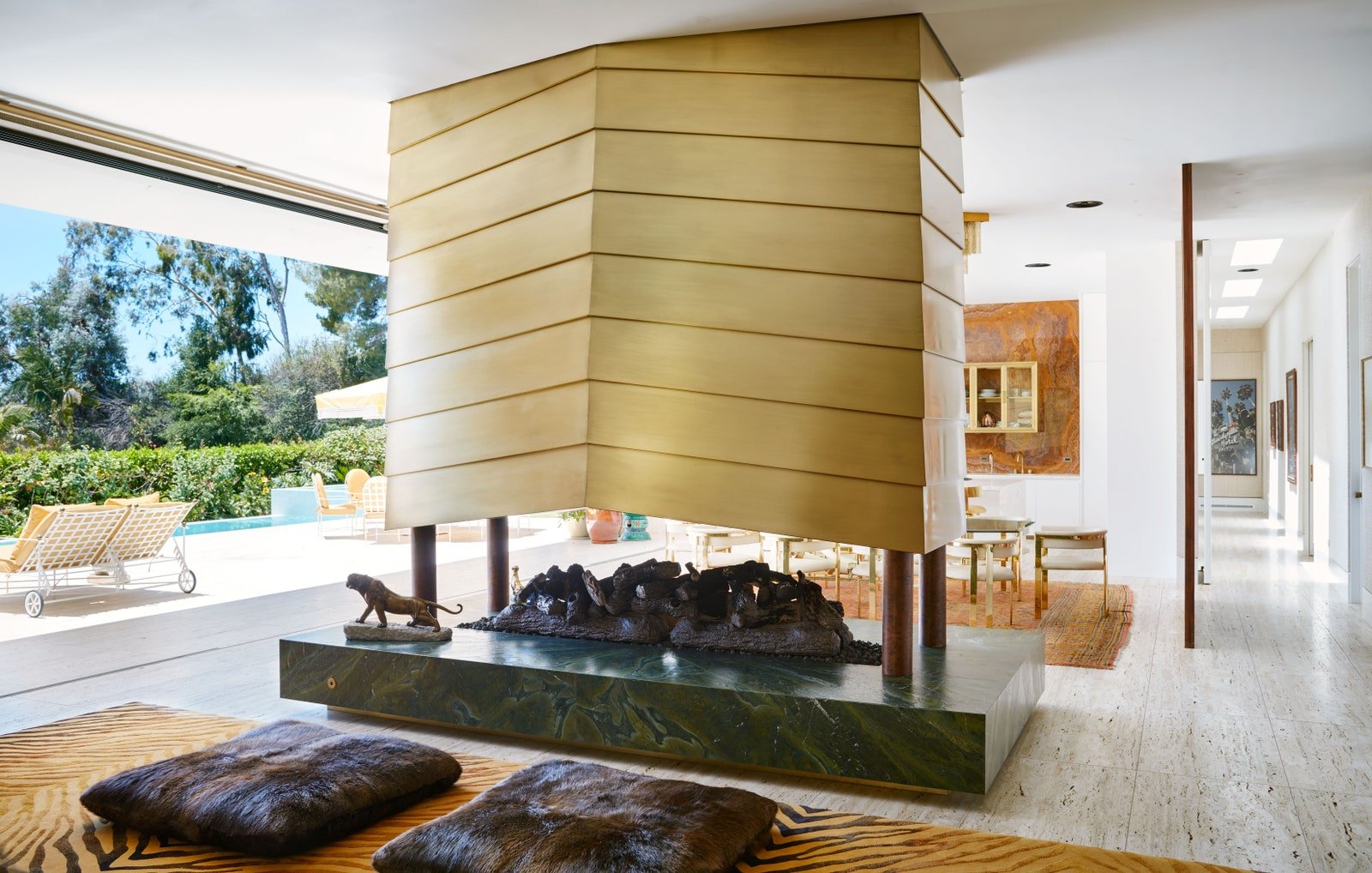 Inside The Glamorous Trousdale Estates Home Designed By Lenny Kravitz