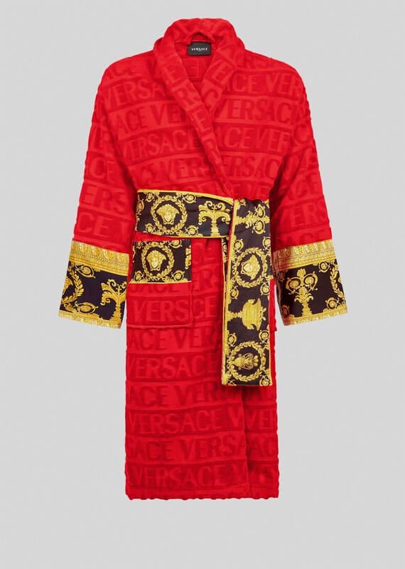 The Versace Baroque Bathrobe Will Let You WFH Like A King