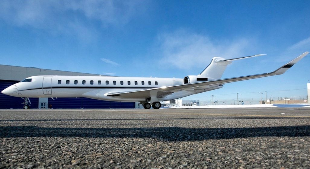 Businessman Lists His Three-Month-Old $100 Million Bombardier Global 7500