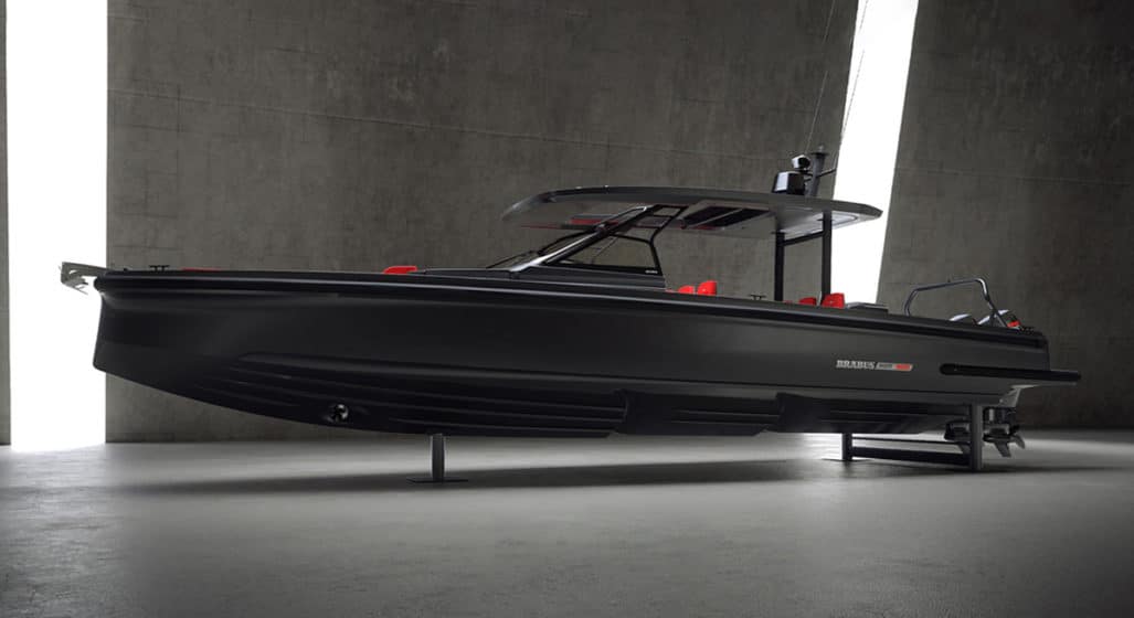 Behold, The Seriously Aggressive Brabus Shadow 900 &#8216;Black Ops&#8217; Speedboat