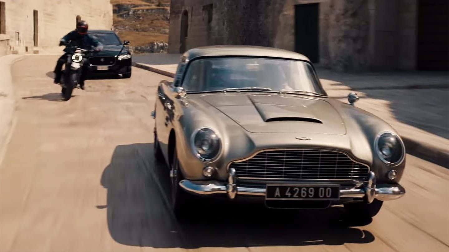 WATCH: James Bond Stunt Driver Tears It Up In The Aston Martin DB5