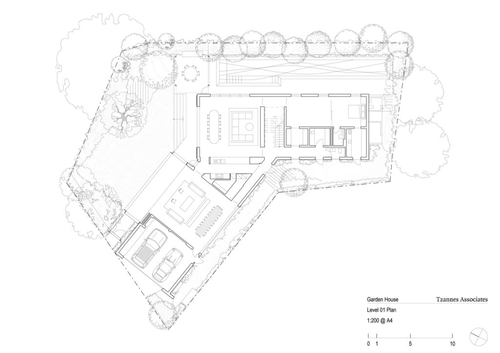 A Look Into The Serene Garden House By Tzannes Architects
