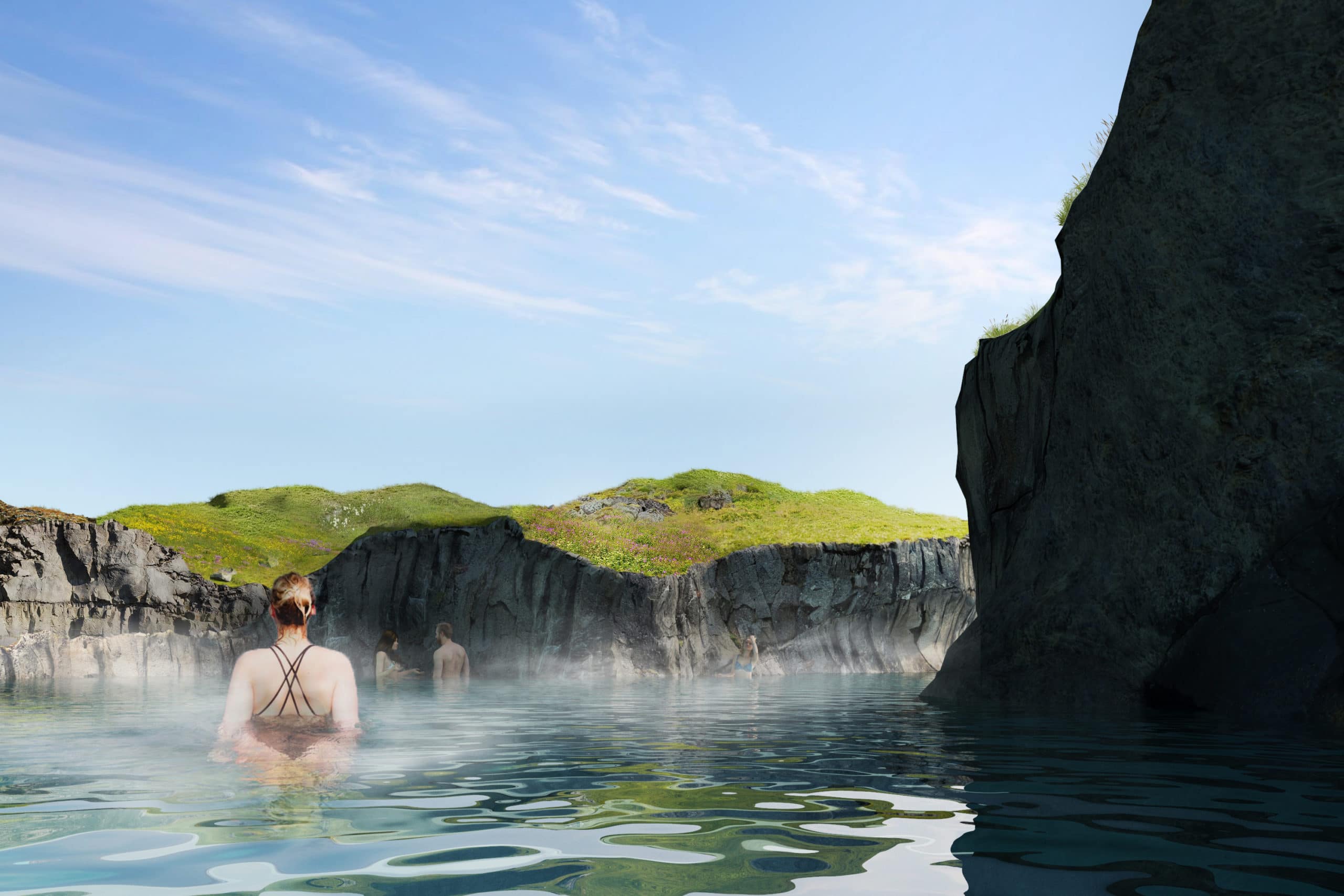 Iceland’s Sky Lagoon Bar Will Be Located In A Geothermal Lagoon